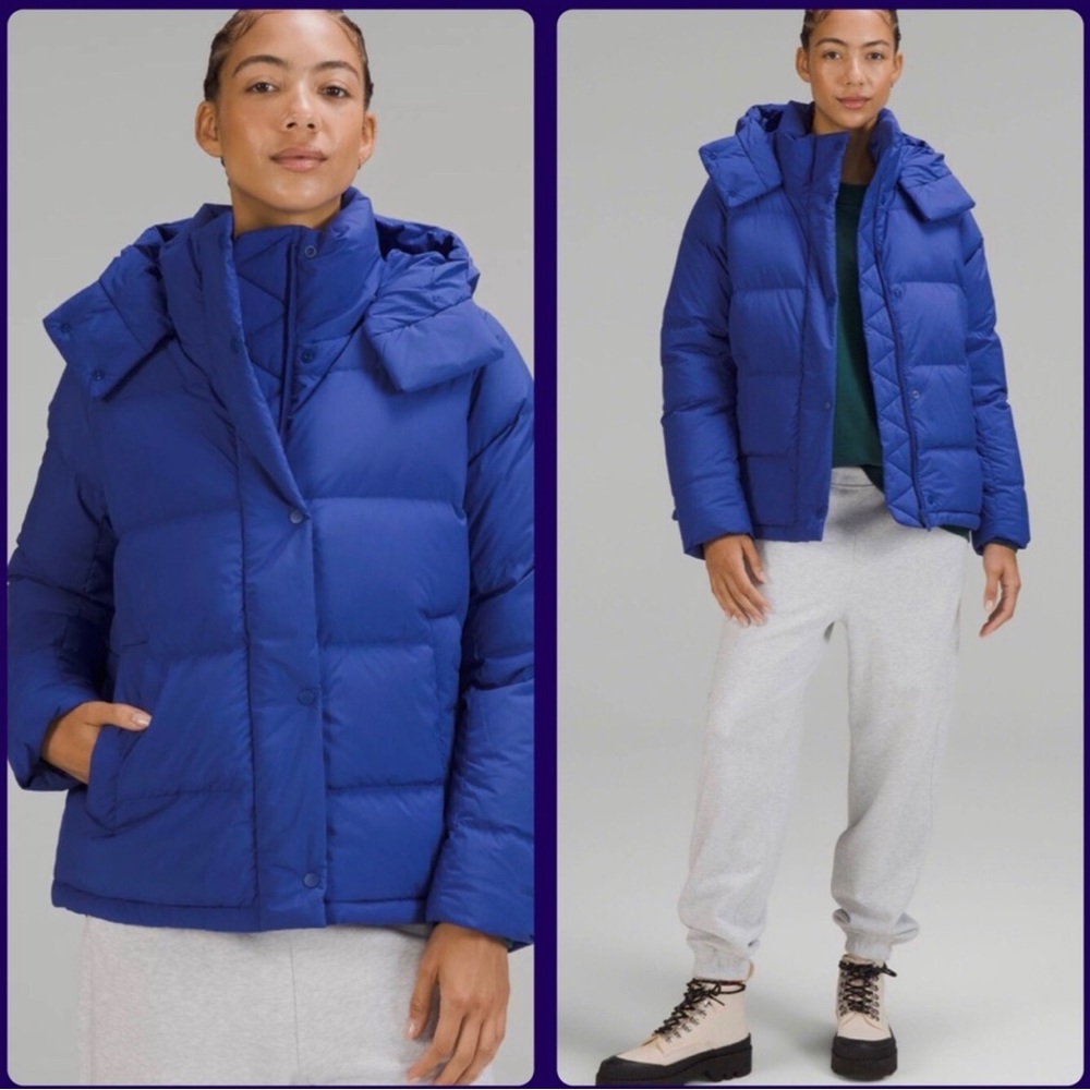NWOT Lululemon WUNDERpuff jacket blue 4